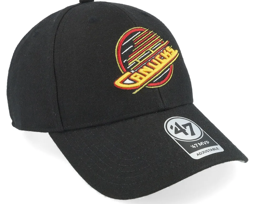 Vancouver Canucks Mvp Vintage Black/Yellow Adjustable - 47 Brand
