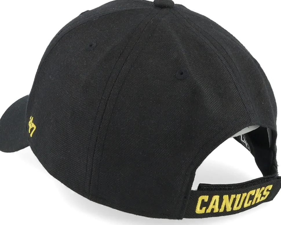 Vancouver Canucks Mvp Vintage Black/Yellow Adjustable - 47 Brand