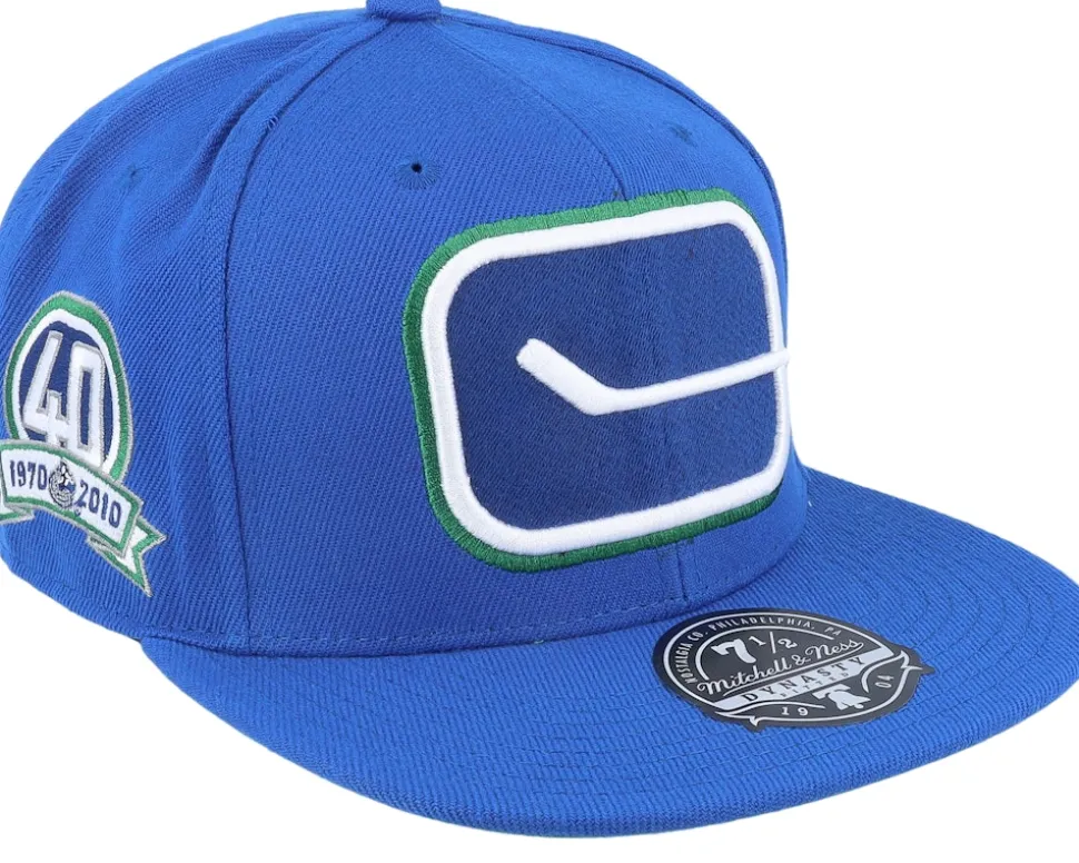 Vancouver Canucks Vintage Blue Fitted - Mitchell & Ness