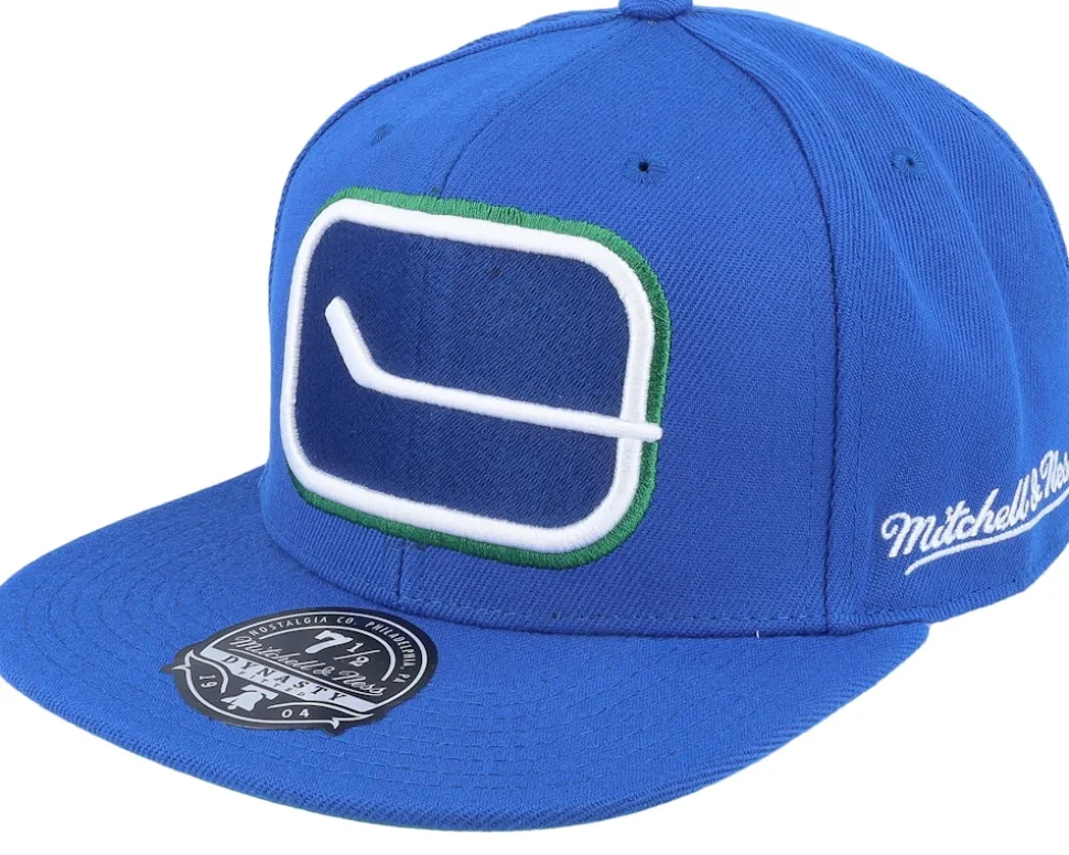Vancouver Canucks Vintage Blue Fitted - Mitchell & Ness