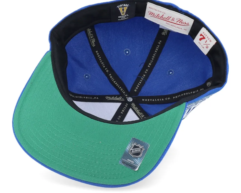 Vancouver Canucks Vintage Blue Fitted - Mitchell & Ness