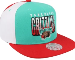 Vancouver Grizzlies Billboard 2 Hwc Teal/Red Snapback - Mitchell & Ness