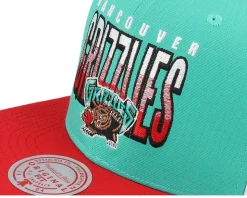 Vancouver Grizzlies Billboard 2 Hwc Teal/Red Snapback - Mitchell & Ness