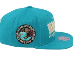 Vancouver Grizzlies With Love Hwc Teal Snapback - Mitchell & Ness