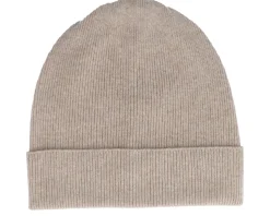 Vanessa Knitted Beanie Cashmere Sand Cuff - CTH Ericson