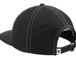 Varsity Cap Black Strapback - DC