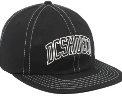 Varsity Cap Black Strapback - DC