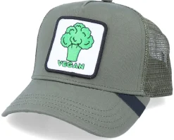 Vegan Patch Olive Trucker - Iconic