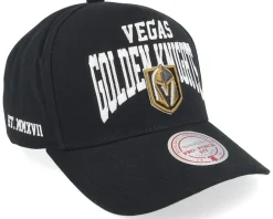 Vegas Golden Knights Big Time Pro Black A-frame Adjustable - Mitchell & Ness