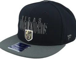 Vegas Golden Knights Black/Charcoal Heather Snapback - Fanatics