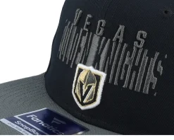 Vegas Golden Knights Black/Charcoal Heather Snapback - Fanatics