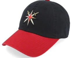 Vegas Golden Knights Blue Line Black/Red Dad Cap - American Needle