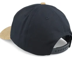 Vegas Golden Knights Burnett Black/Gold Corduroy A-frame Adjustable - American Needle