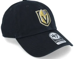 Vegas Golden Knights Clean up Black Adjustable - 47 Brand