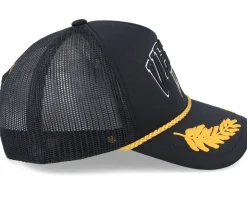 Vegas Golden Knights Gold Leaf Hwc Black Trucker - Mitchell & Ness