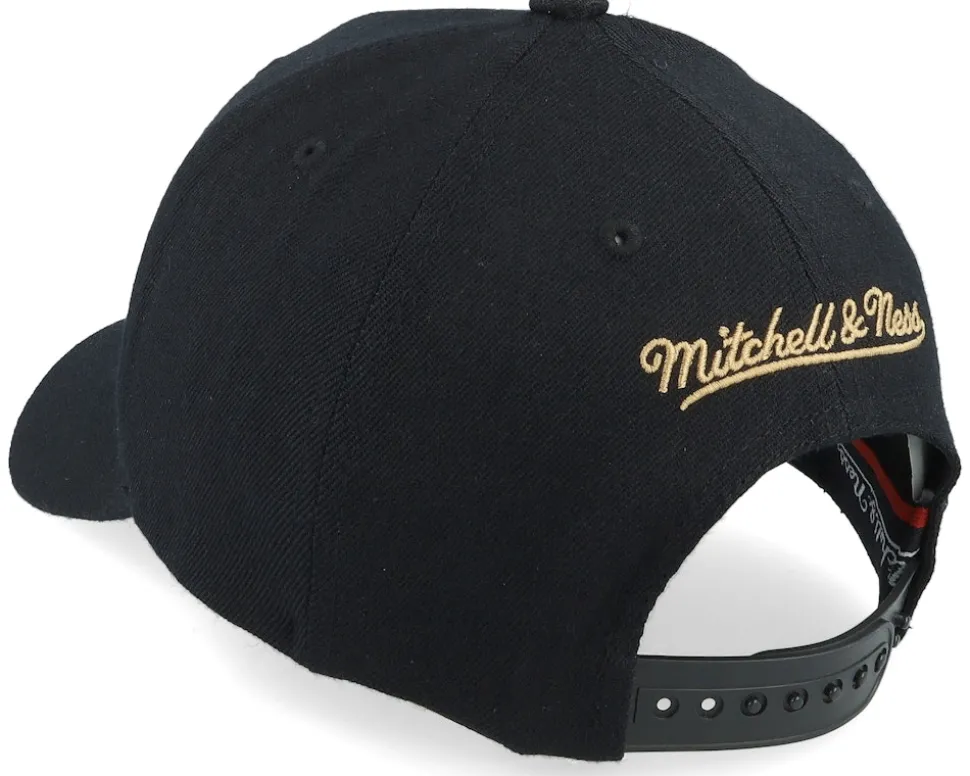 Vegas Golden Knights Horizon Patch Classic Red Black Adjustable - Mitchell & Ness