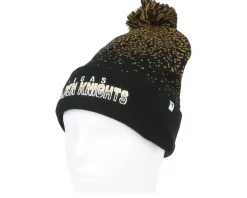 Vegas Golden Knights Iconic Gradiant Beanie Black/Harvest Pom - Fanatics