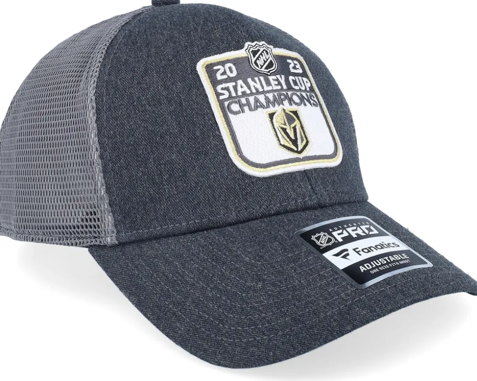 Vegas Golden Knights Locker Room Stanley Cup Champions Dark Shade Trucker - Fanatics