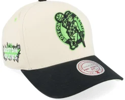 Vegas Golden Knights Overspray Pro Off White/Black A-frame Adjustable - Mitchell & Ness