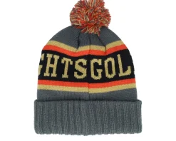 Vegas Golden Knights Pillow Line Charcoal/Black/Gold Pom - American Needle