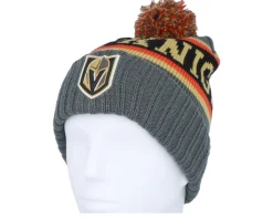 Vegas Golden Knights Pillow Line Charcoal/Black/Gold Pom - American Needle