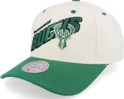 Vegas Golden Knights Retro Type Pro Off White/Black Adjustable - Mitchell & Ness