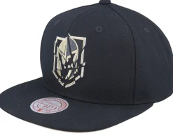 Vegas Golden Knights Shattered Black Snapback - Mitchell & Ness