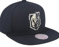 Vegas Golden Knights Shattered Black Snapback - Mitchell & Ness