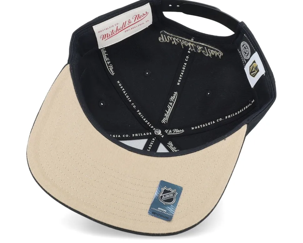 Vegas Golden Knights Shattered Black Snapback - Mitchell & Ness