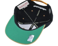 Vegas Golden Knights Transcript Black/Tan Snapback - Mitchell & Ness