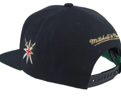 Vegas Golden Knights Triple Play Black Snapback - Mitchell & Ness