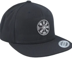 Vegvisir Rungalder Patch Black Snapback - Vikings