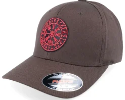 Vegvísir Rungalder Patch Brown Flexfit - Vikings