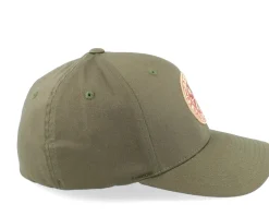 Vegvísir Rungalder Patch Olive Green Flexfit - Vikings