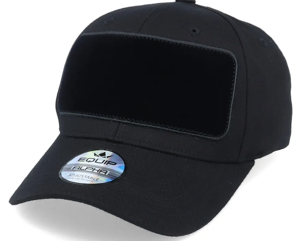 Velvet Patch Alpha 2 Black Adjustable - Hatstore