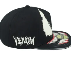 Venom Glow In The Dark Novelty Black Snapback - Difuzed