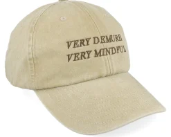 Very Demure Very Mindful Washed Stone Dad Cap - Scenes