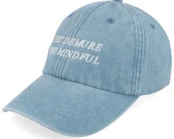 Very Demure Very Mindful Denim Light Blue Dad Cap - Scenes