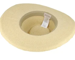 Victoria Straw Natural/Oat Milk Fedora - Brixton