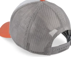 Viking Horned Helmet Heather Grey/Orange Trucker - Vikings