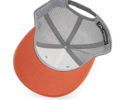 Viking Horned Helmet Heather Grey/Orange Trucker - Vikings