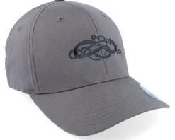 Viking Knot Worm Black Dark Grey Flexfit - Vikings