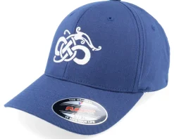 Viking Knot Worm White Navy Flexfit - Vikings