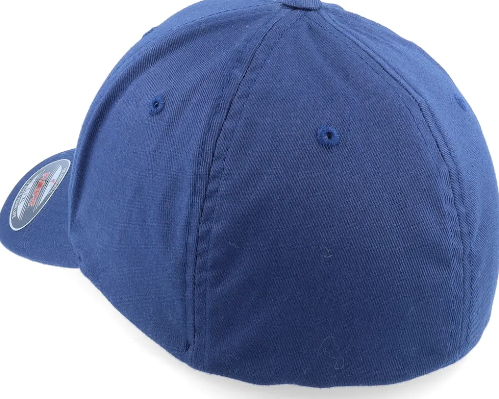 Viking Knot Worm White Navy Flexfit - Vikings