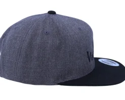 Viking Warrior Logo Charcoal Grey/Black Snapback - Vikings