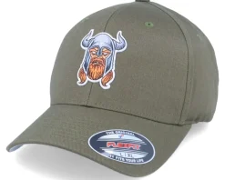 Viking Warrior Patch Olive Flexfit - Vikings