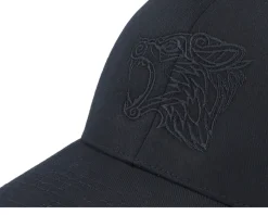 Viking Wolf Black/Black Flexfit - Vikings