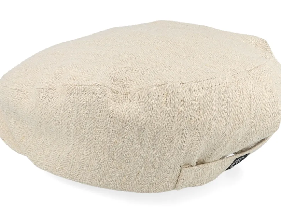 Viktor Herringbone Hemp Natural Flat Cap - CTH Ericson