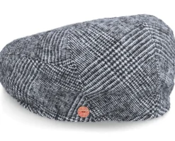 Vincent Soft Casual Black/Grey Flat Cap - Mayser