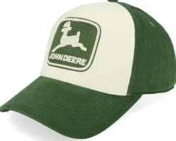 Vintage Chain Stitch Green/Ivory Adjustable - John Deere